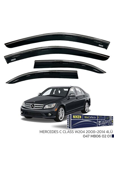 Niken Mercedes C Serisi W204 Cam Rüzgarlığı Kromlu 2008-2014 4'lü