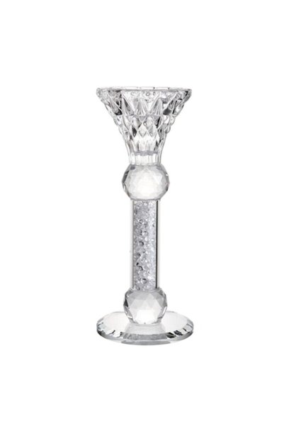 OEM Glass Candle Holder with Glass Chips for a Candle 'Beauty S'