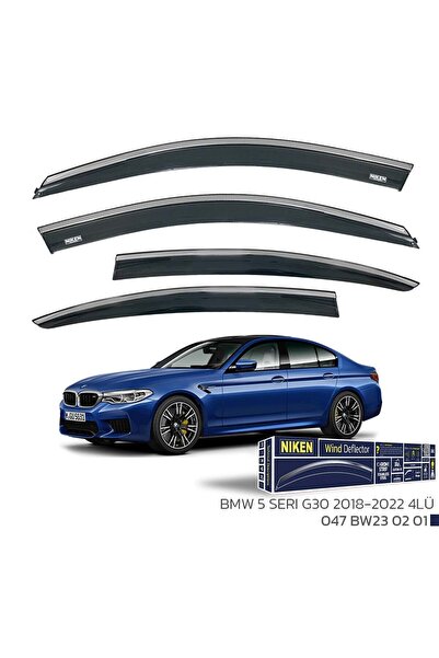Niken Bmw 5 Serisi G30 Cam Rüzgarlığı Kromlu 2018-2022 4'Lü