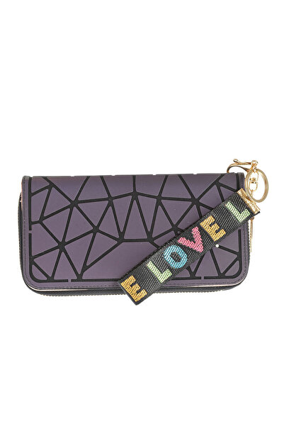 Meli Melo Paris Portofel holografic cu model geometric