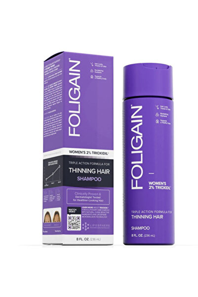 FOLIGAIN Σαμπουάν για την Ανάπτυξη των Μαλλιών για Γυναίκες με 2% Τριοξιδίλ, ...