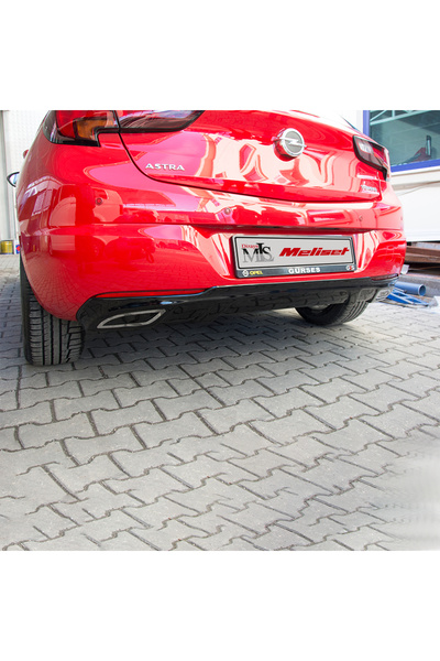 semax (ASTARLI) Opel Astra K HB Arka Difüzör 2016 Yılı ve Sonrasına Uyumludur