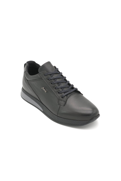 Fosco 3235 Hakiki Deri Casual Erkek Ayakkabı Siyah