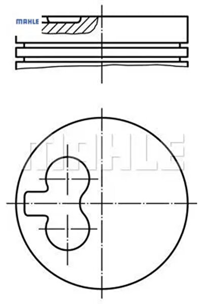 Piston Segman 85,00m+0,60 406-605 2.1td/xud11 0628.84/ 0628.85/ 0628.86