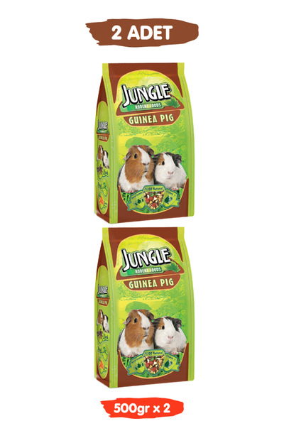 Jungle Premium Zenginleştirilmiş Özel Tahıllı Vitaminli Ginepig Yemi 500gr x ...