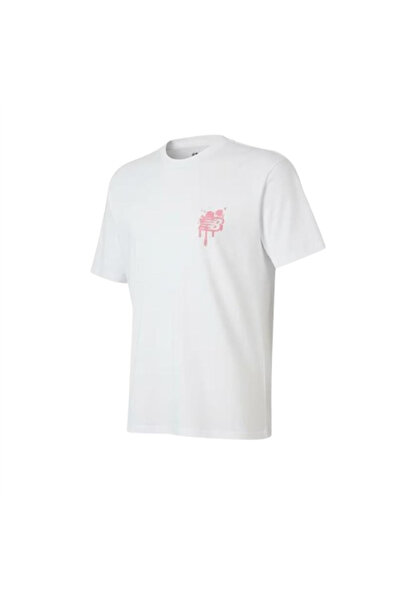 New Balance NB Lifestyle Ανδρικό T-shirt MNT1649-WT Λευκό T-shirt