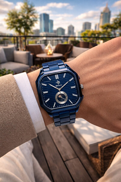 S.POLO Original New Season Square Model Men's Wrist Watch