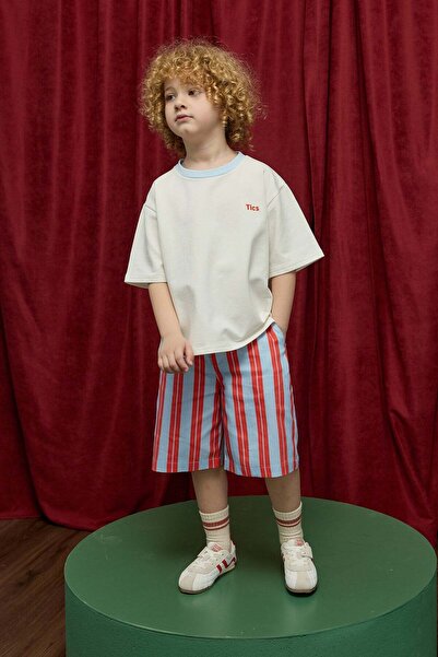 Tics Линейни бермуди - червени