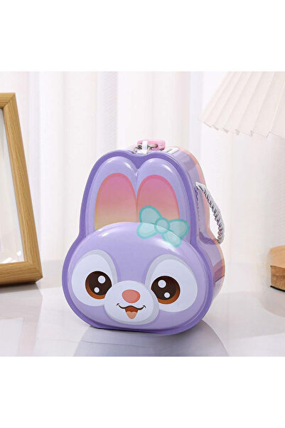 Livava Μεταλλικός Κουμπαράς με Φιγούρα Κουνελάκι - Παιδικό Κουτί Αποταμίευσης...