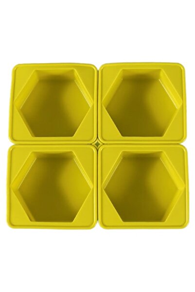 topbazar Set 4 Forme Silicon Hexagonale TopBazar®, Matrite Briose, Prajituri,...