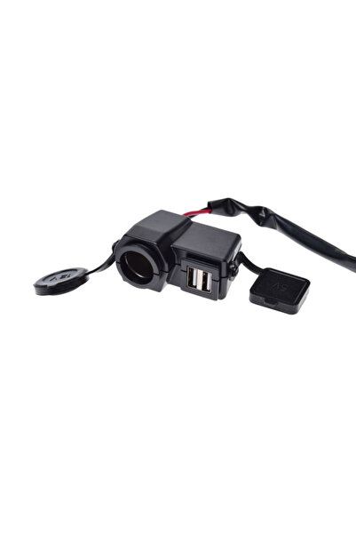 WMX Socket + motorcycle holder, 12v, 2 usb ports
