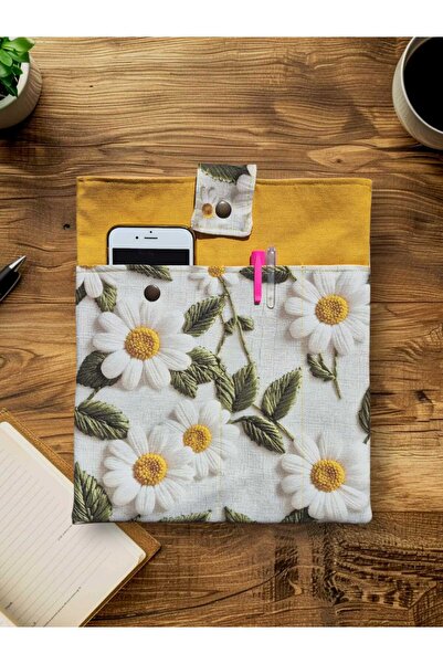Bay Sabuncu El Yapımı Kitap Çantası/Kitap Kılıfı, Tablet Çantası