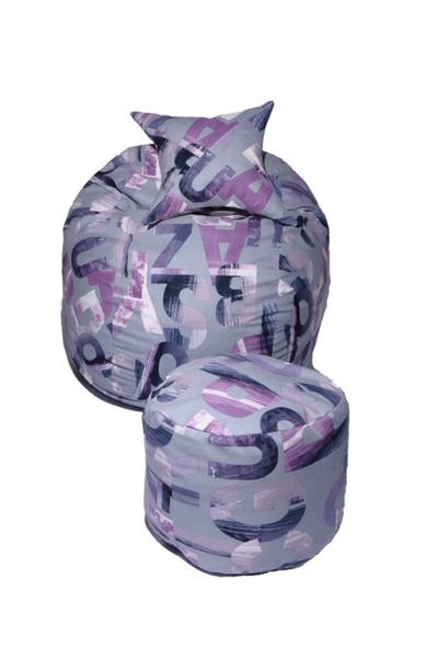 Pufrelax Set fotoliu Matusalem cu otoman și pernă