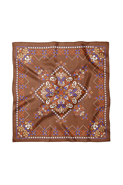 Sultan İpek Ethnic Patterned Scarf / Bandana 70X70Cm