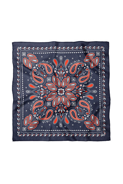 Sultan İpek Ethnic Patterned Scarf / Bandana 70X70Cm