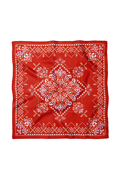 Sultan İpek Ethnic Patterned Scarf / Bandana 70X70Cm