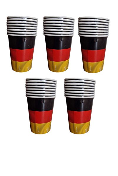 Amscan Europe GmbH Set 40 bucati pahare carton, pentru suc si cafea, 250ml, m...