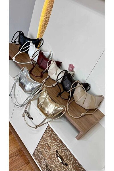 ÖZÜM ÇANTA Women's Large Size Shoulder Bag Cream