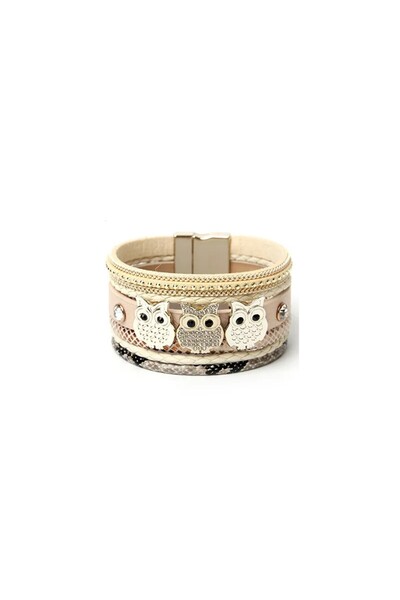 OEM Bratara statement multilayer owl