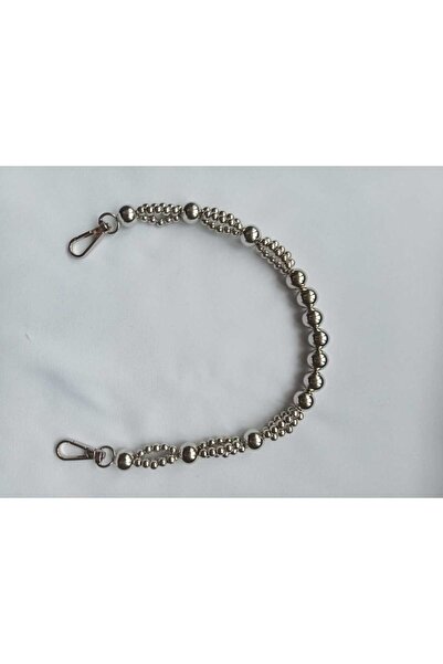 hobi duragı 41 cm Silver Beaded Bag Sapi - Single