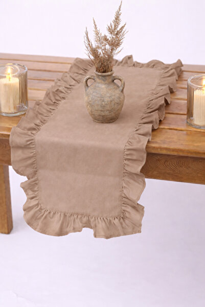 SADEN HOME Firfirli Runner Capuchino (Milk Coffee), 4 Size Options