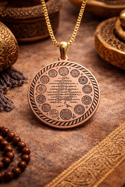 vogutima Men's Copper Necklace -Nur-Dairesi- 100% Copper