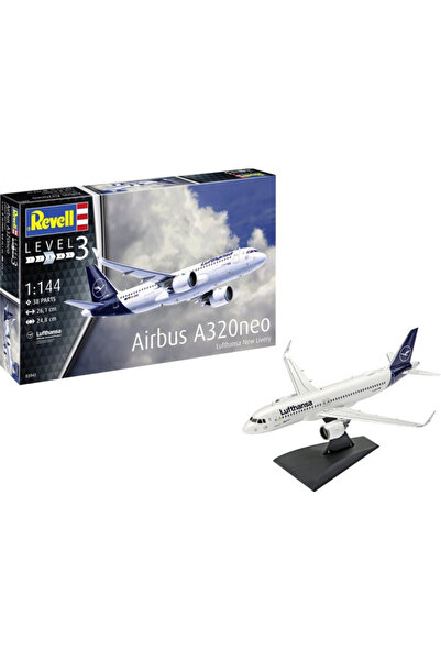 REVELL Airbus A320 Lufthansa New Livery Aircraft Model, Scale 1:144, KIT