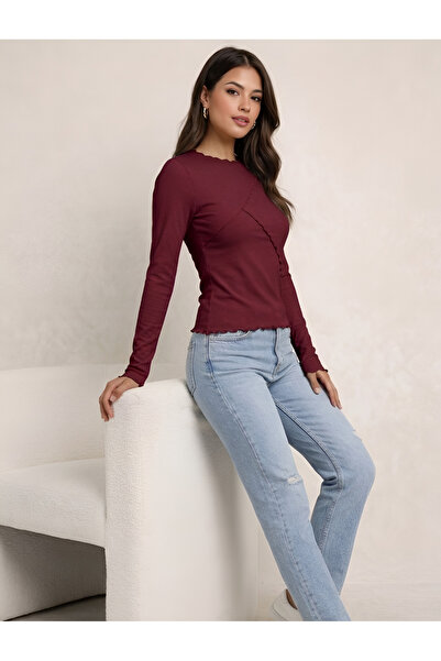 BLOUSE Mevsimlik Uzun Kollu Body