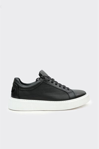 derinet Hakiki Deri Bağcıklı Erkek Sneaker