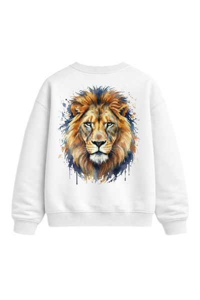Rabona Fashion Savage King – Hanorac / Tricou / Maiou cu imprimeu cu leu în s...