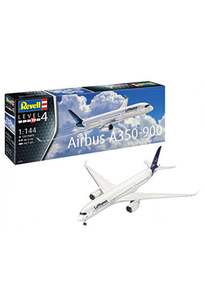 REVELL Airbus A350-900 Lufthansa New Livery airplane model, scale 1:144, KIT
