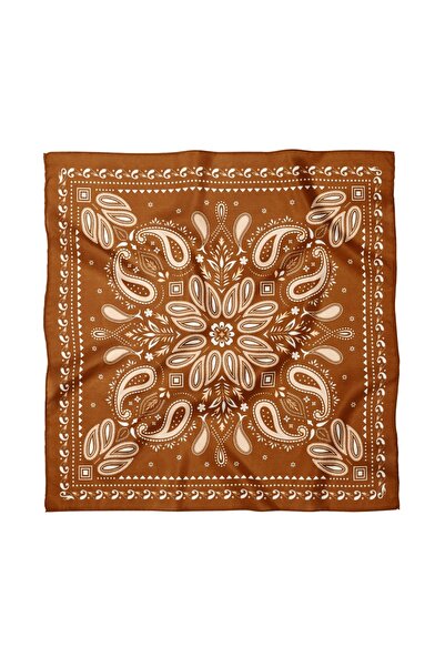 Sultan İpek Ethnic Patterned Scarf / Bandana 70X70Cm