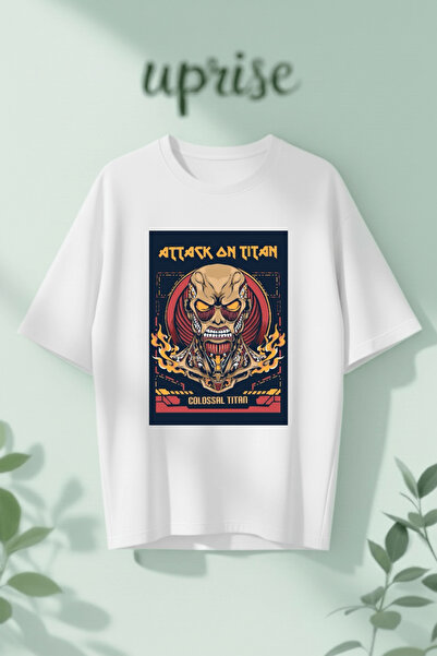 Vordevia Επιτυπωμένο βαμβακερό μπλουζάκι υπερμεγέθους σχεδίου  "Επίθεση στον ...