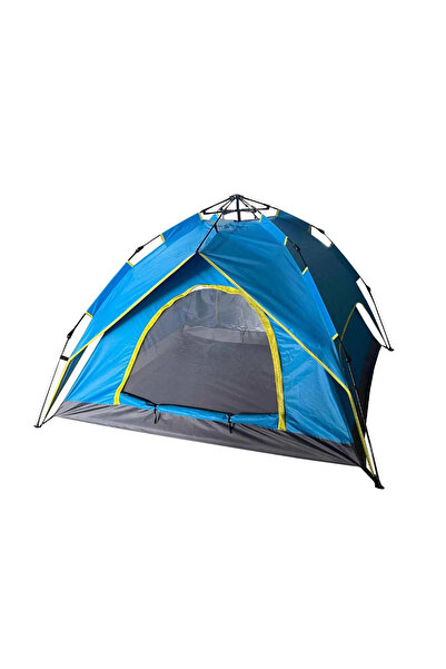 CAMP TEEPEE Çift Katmanlı 4 Kişilik Otomatik Kamp Çadırı