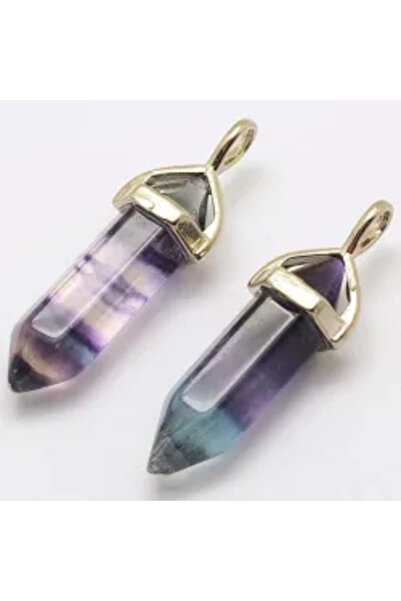 GemSale Fluorite Pendant 39*11mm