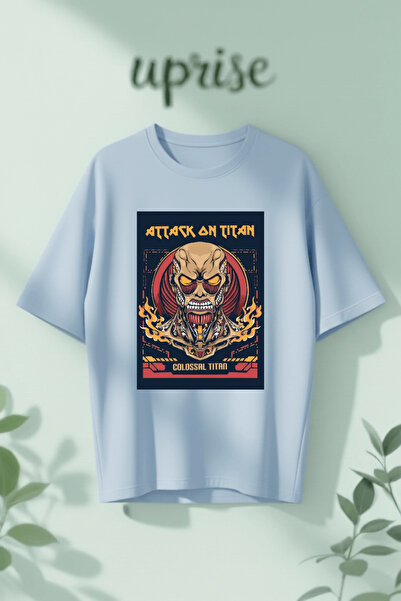 Vordevia Επιτυπωμένο βαμβακερό μπλουζάκι υπερμεγέθους σχεδίου  "Επίθεση στον ...