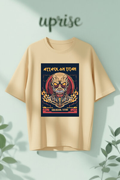 Vordevia Επιτυπωμένο βαμβακερό μπλουζάκι υπερμεγέθους σχεδίου  "Επίθεση στον ...