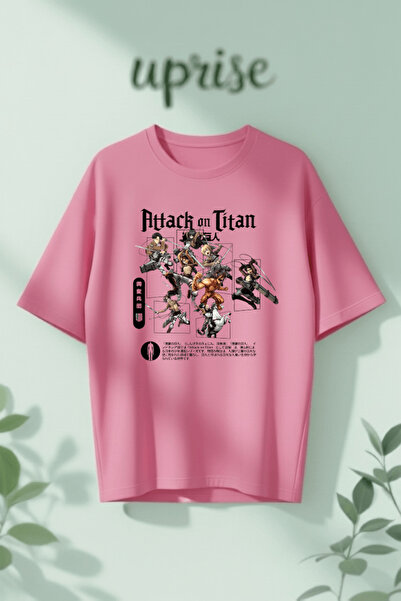 Vordevia Attack on Titan Printed Cotton Oversize T-Shirt