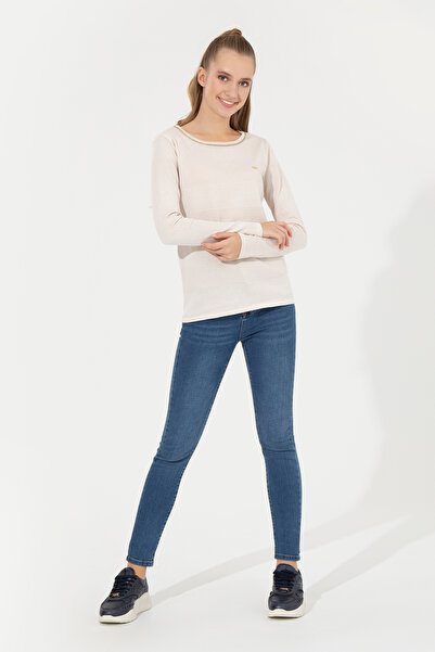 U.S. Polo Assn. Women's Blue Skinny Fit Jean Trousers 50256756-Dn0022