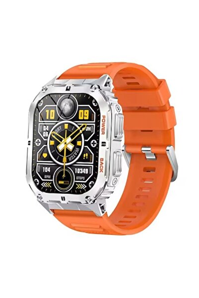 AMYMAT ®   K61 Pro Μεγάλο Τετράγωνο Έξυπνο Ρολόι για Άνδρες