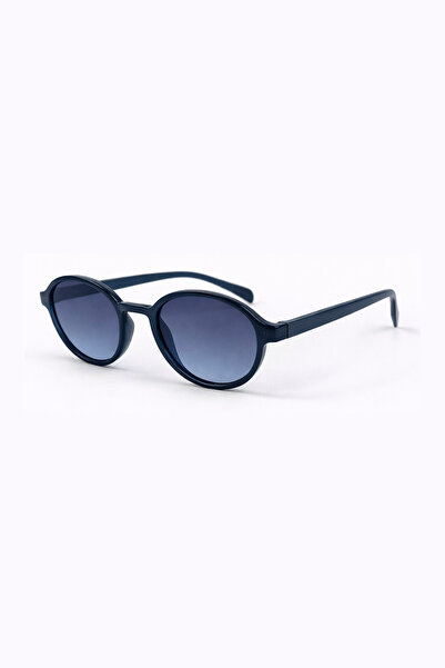 Toz Vintage Sevune Blue Transparent Frame Blue Glass Vintage Retro Sunglasses