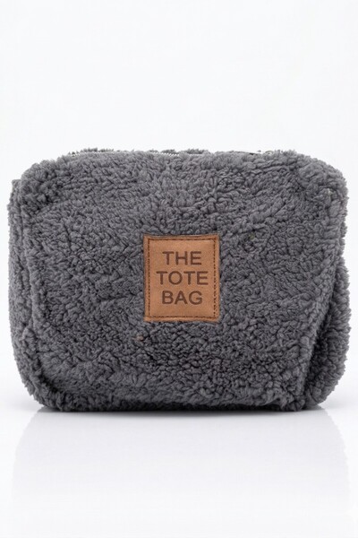 VELLABAGS Gray Plush Teddy Shoulder & Crossbody Daily Women's Bag