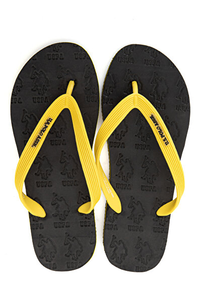 U.S. Polo Assn. Men's Black Slippers 50251804-Vr046