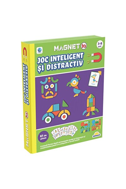 Smile Games Joc educativ, Smile Games, Piese inteligente si distractive, 61 p...