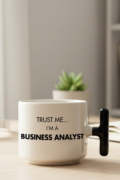 giftkonsept Trust Me I'M a Business Analyst Printed Analyst Gift T-Handle Lat...