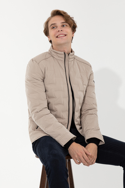 U.S. Polo Assn. Men's Stone Coat 50254790-Vr049