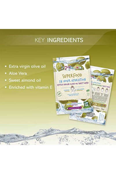 7th Heaven Superfood Ulei de măsline extravirgin pentru hidratare 18g