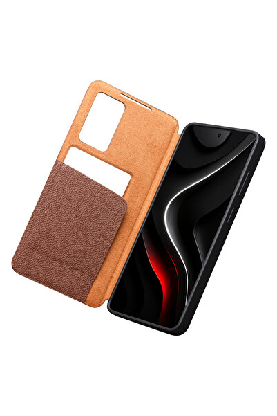 QIALINO Husa Samsung Galaxy S26 Ultra - Smart Cover, Piele naturala, tip carte, Slot card, Auto Sleep/Wake