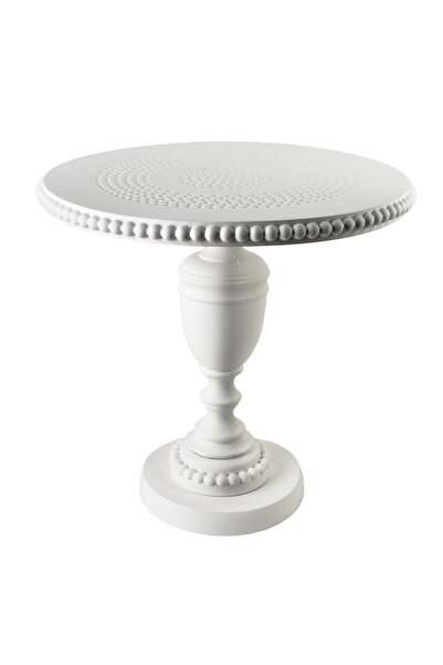 MONDEX Măsuță laterală MDF Lammy 41.5x41.5x40cm Albă 1 buc.