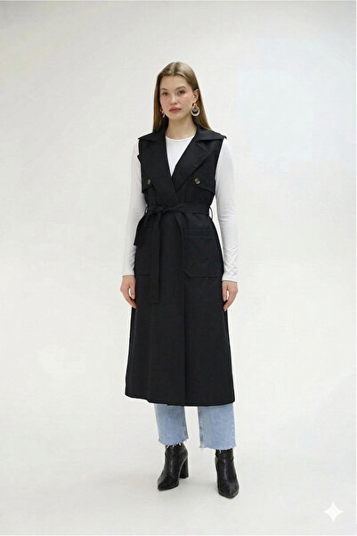 QUBERZ Γυναικεία Αμάνικη Καμπαρντίνα -Jelkot ΓΙΛΕΚΟ